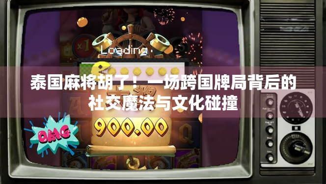 泰国麻将胡了！一场跨国牌局背后的社交魔法与文化碰撞