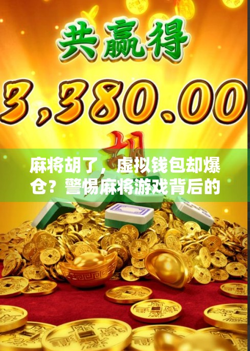 麻将胡了，虚拟钱包却爆仓？警惕麻将游戏背后的金钱陷阱！