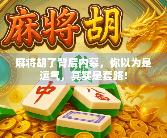 麻将胡了背后内幕，你以为是运气，其实是套路！