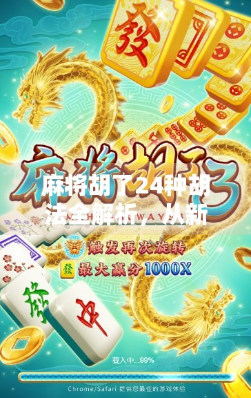 麻将胡了24种胡法全解析,从新手到高手,你真的懂麻将吗?