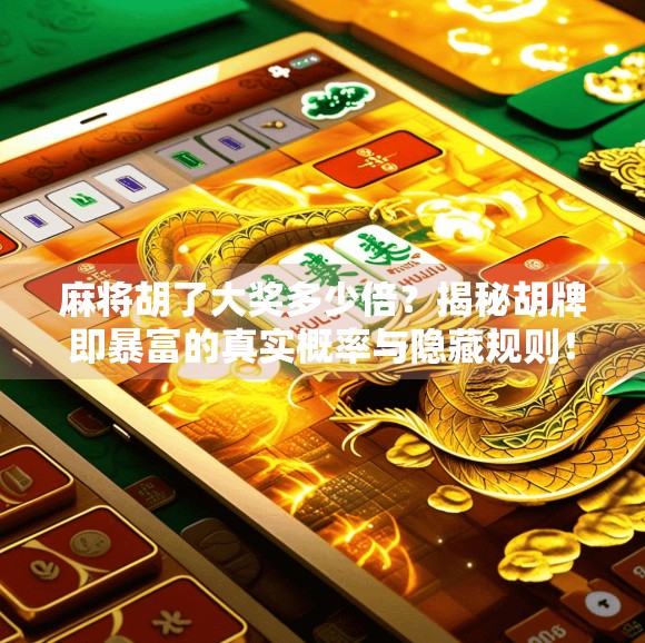 麻将胡了大奖多少倍？揭秘胡牌即暴富的真实概率与隐藏规则！