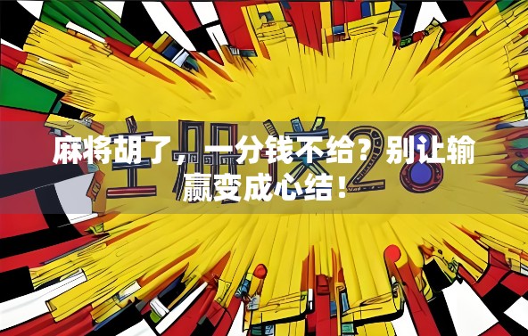 麻将胡了,一分钱不给?别让输赢变成心结! 麻将胡了,一分钱不给?别让输赢变成心结!