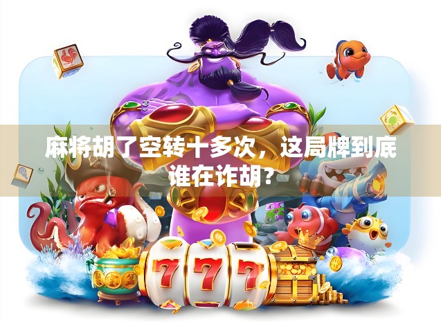 麻将胡了空转十多次，这局牌到底谁在诈胡？