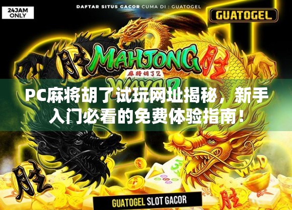 PC麻将胡了试玩网址揭秘,新手入门必看的免费体验指南!
