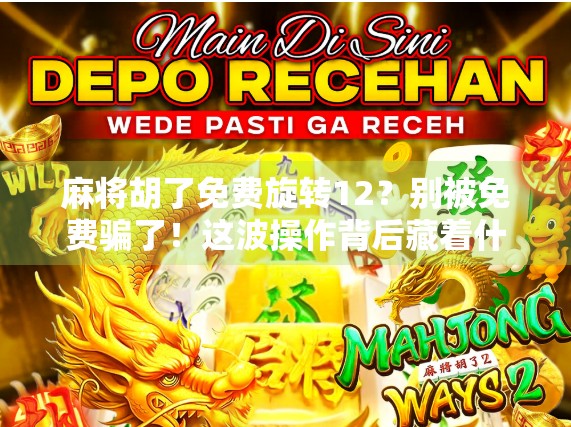 麻将胡了免费旋转12？别被免费骗了！这波操作背后藏着什么套路？