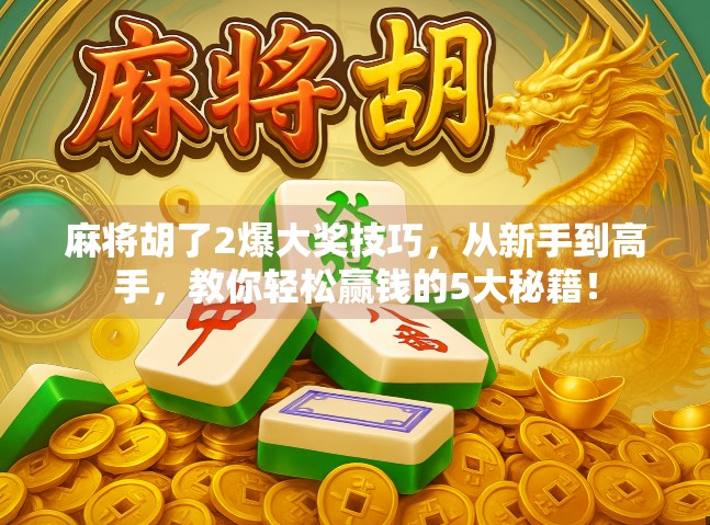 麻将胡了2爆大奖技巧，从新手到高手，教你轻松赢钱的5大秘籍！